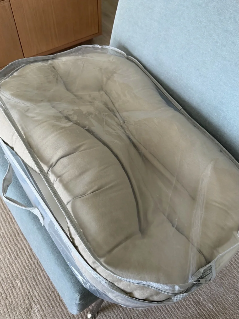 Snuggle Me Organic Infant Lounger in Birch (original)